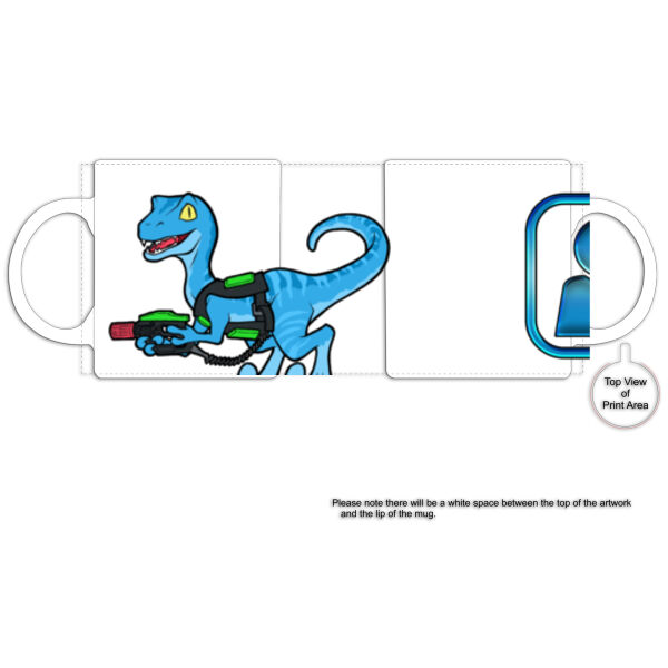 Laser Tag Raptor Mug Thumbnail