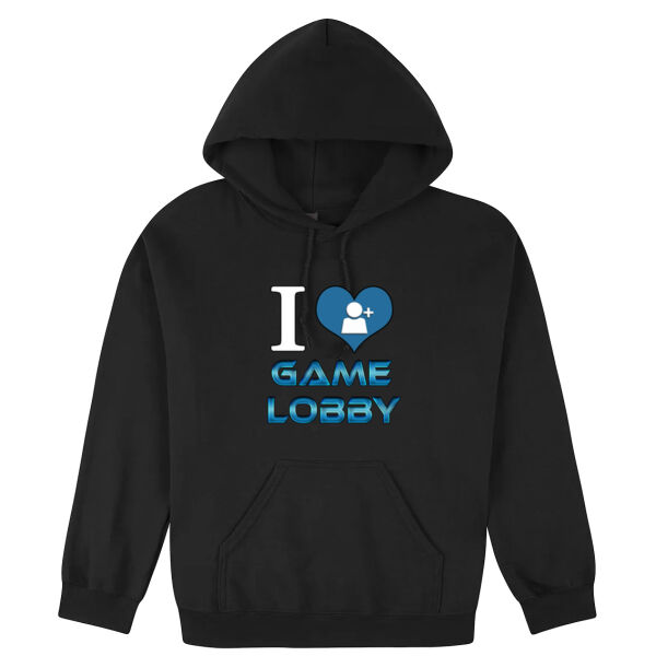 Game Lobby Love: Dark Colours - Unisex Hoodie Thumbnail